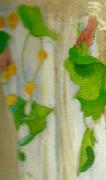 Carl Larsson detaljstudie till gratulation oil painting on canvas